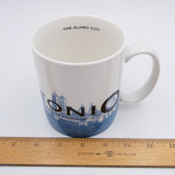 Starbucks 2002 San Antonio Mug Skyline Series Barista 18 oz Tea - Picture 8 of 9